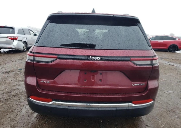Jeep Grand Cherokee cena 124000 przebieg: 22852, rok produkcji 2022 z Szlichtyngowa małe 56